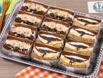 チョコバナナ&times;あんバターホイップ(800円) 