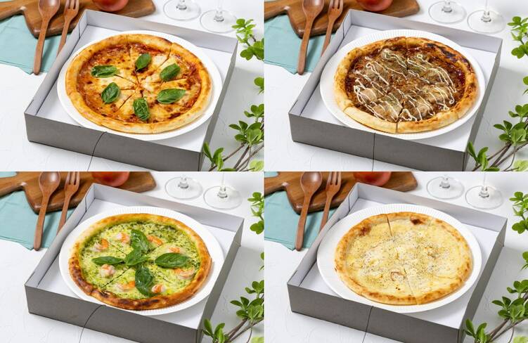 オプションから【温製ナポリピザ】（単品）がお得にご注文いただけます♪