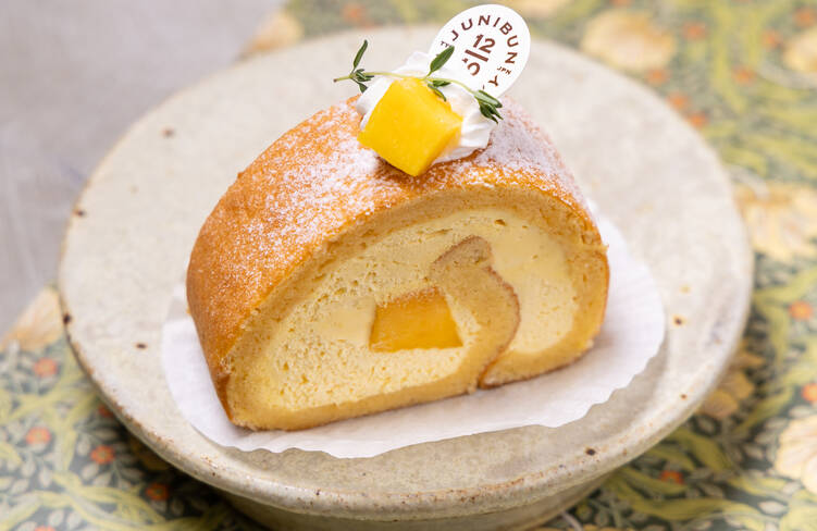 季節のロールケーキ(※画像はマンゴーのロールケーキ)