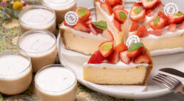 ジュウニブンベーカリー チーズケーキ&紅茶プリン(1,400円 / 人) - オードブル