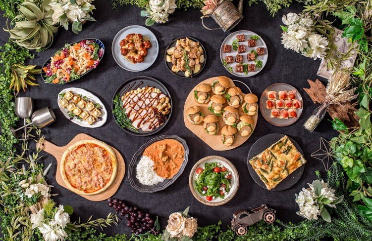 10名様分の盛り付けイメージ