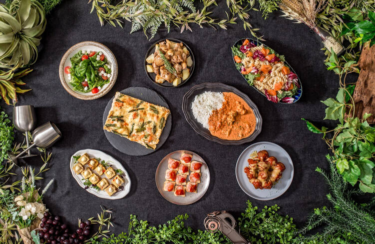 10名様分の盛り付けイメージ