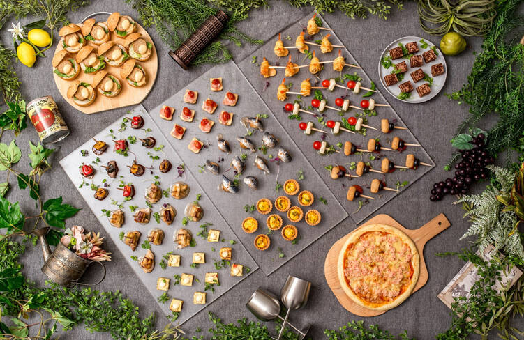 10名様分の盛り付けイメージ