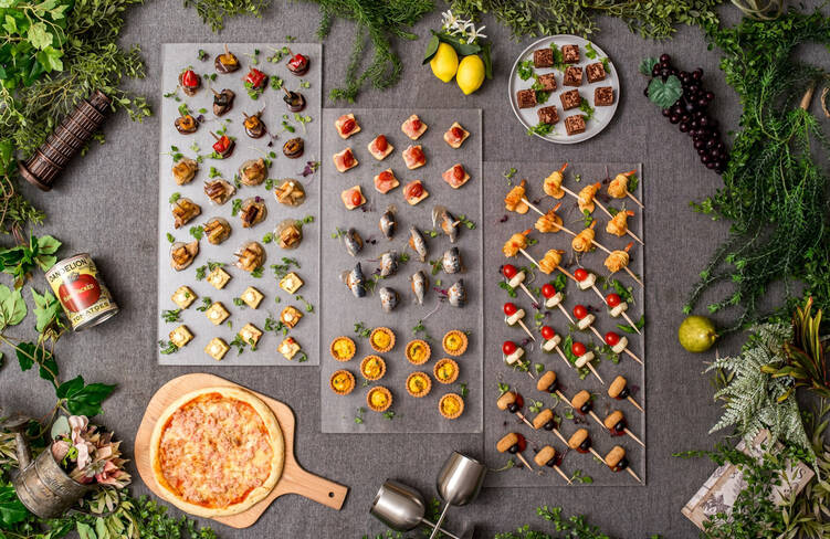 10名様分の盛り付けイメージ