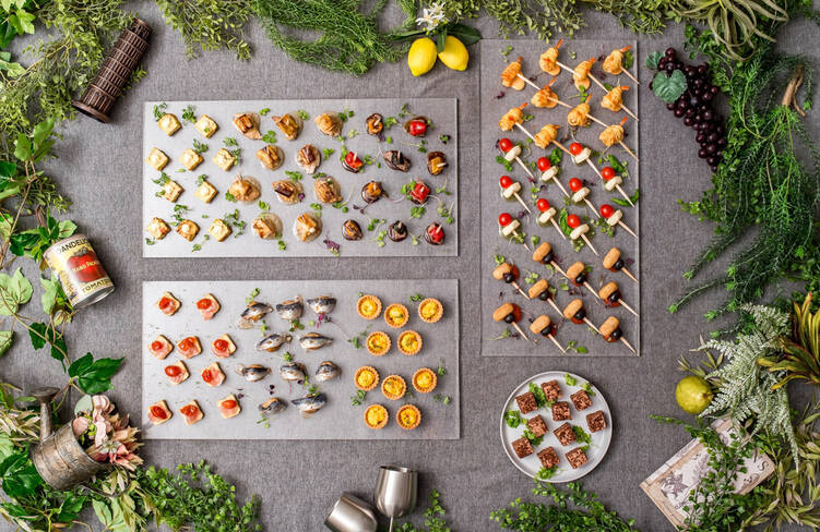 10名様分の盛り付けイメージ