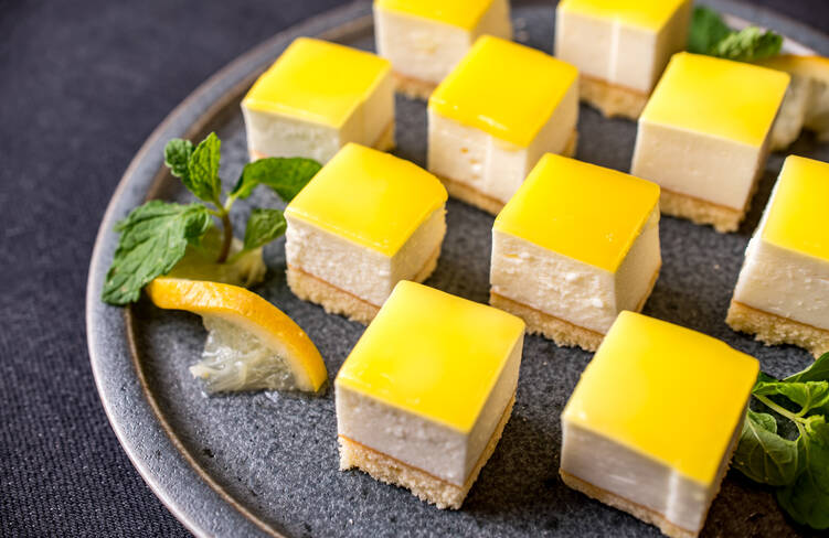 日向夏のミニケーキ