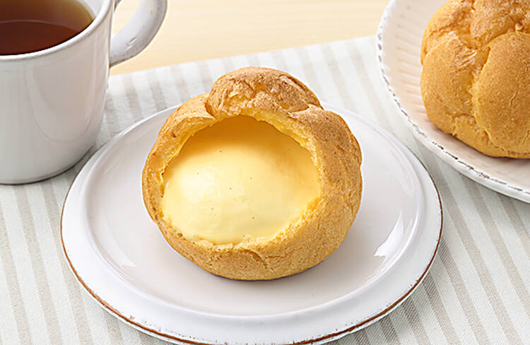 カスタードクリームを堪能できる大定番のシュークリーム