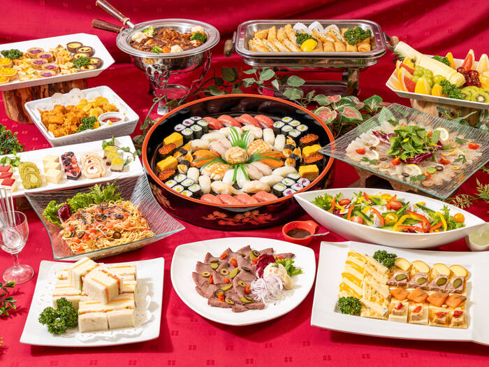 中トロ入り！上握り寿司＆洋風オードブル＆デザート2種付きプラン14品