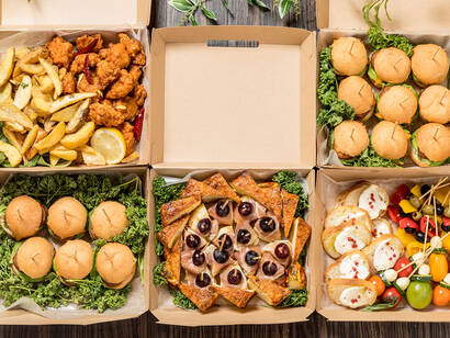 カジュアルフィンガーフードデリバリープラン