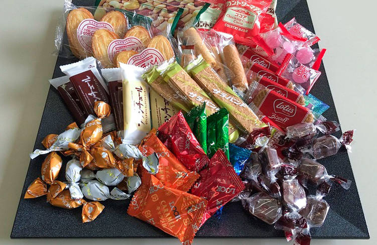 お茶菓子大皿プレートイメージ