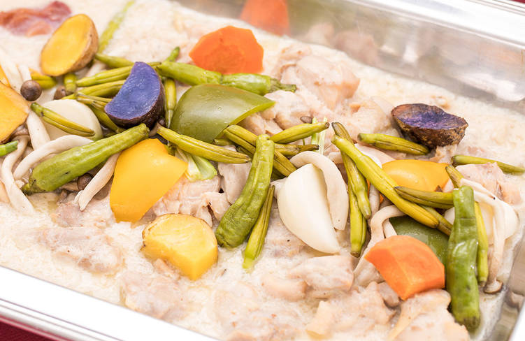 【温製】若鶏のクリーム煮込み キノコ風味