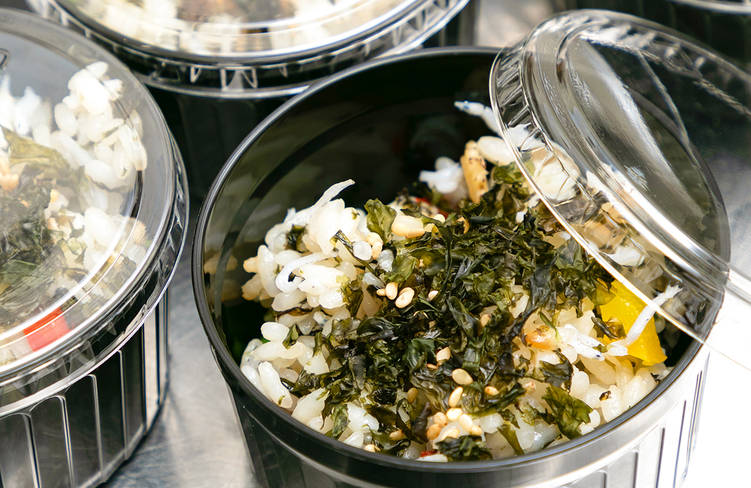 【温製】ちりめんじゃこと野菜のアオサ風味混ぜご飯