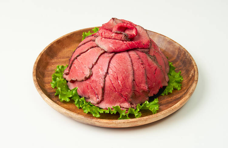 【肉ケーキ】特製牛もも肉のやわらかローストビーフ