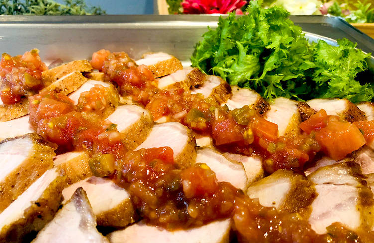 【温製】豚肉のロースト～フレッシュサルサソース～