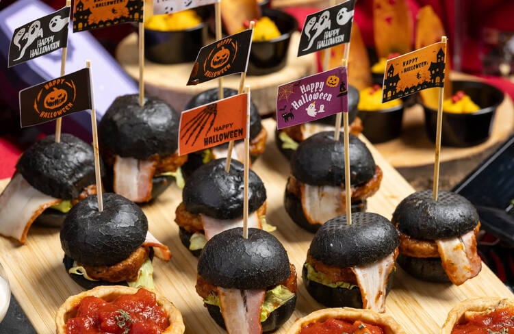 漆黒のおばけバーガー