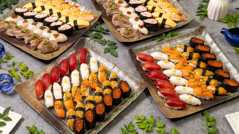 寿司盛り合わせ雅～MIYABI～(2,500円/人)