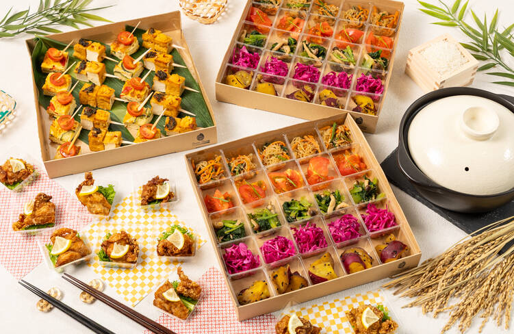 10名様分の盛り付けイメージ