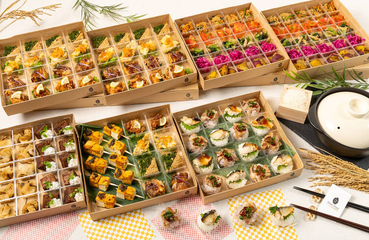 10名様分の盛り付けイメージ