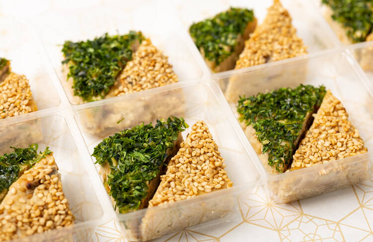 二色の松風焼き