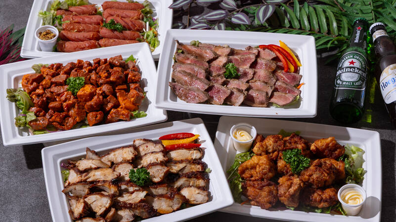 VINO 肉盛りフェスプラン(1,080円/人)