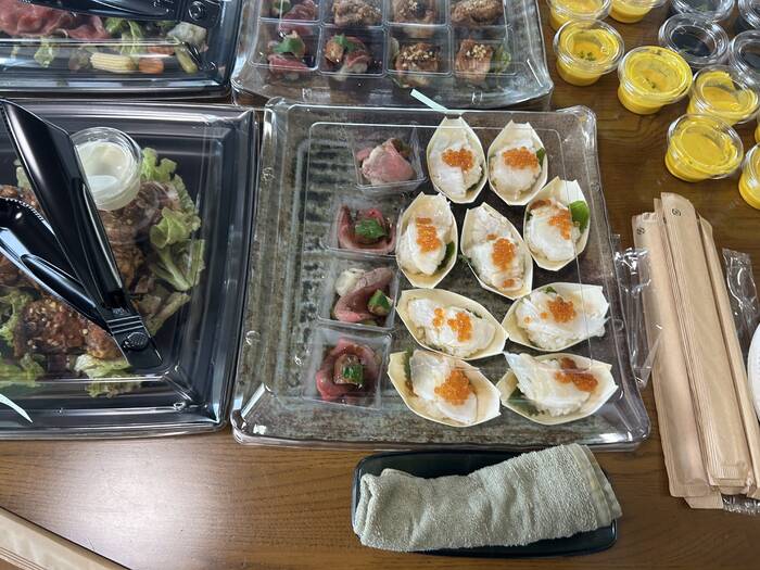 てまり寿司が大好評でした