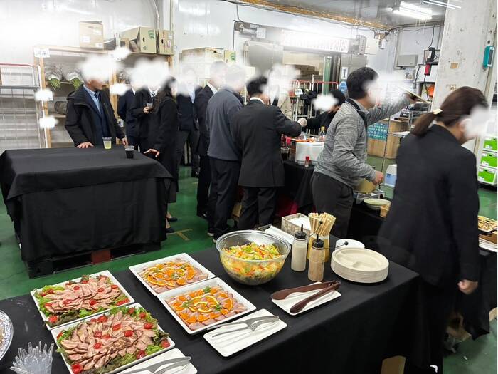 ドリンクを取る様子