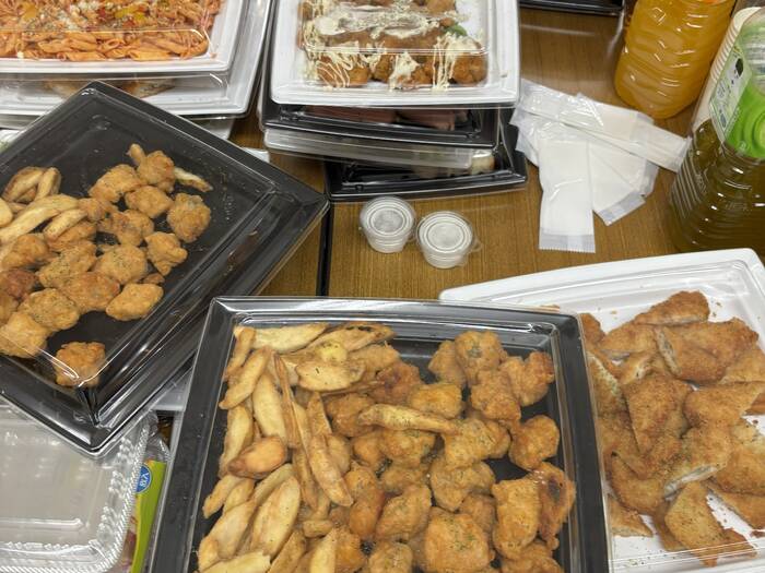 豪華な料理の数々