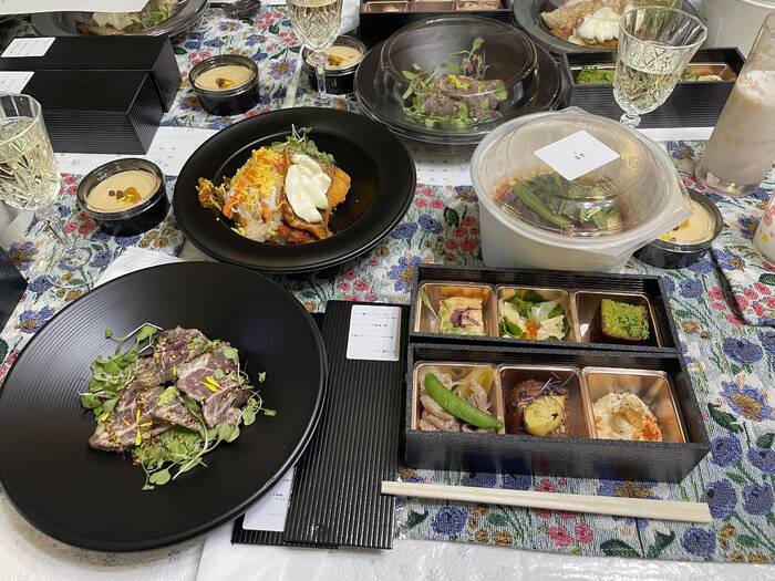 1人分のメニューです。種類がたくさんありました。