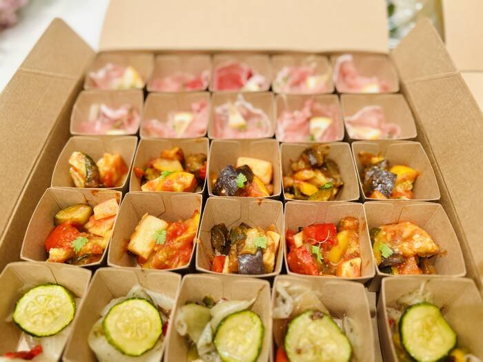 ラタトゥーユの味付けが上品でとても美味しい!