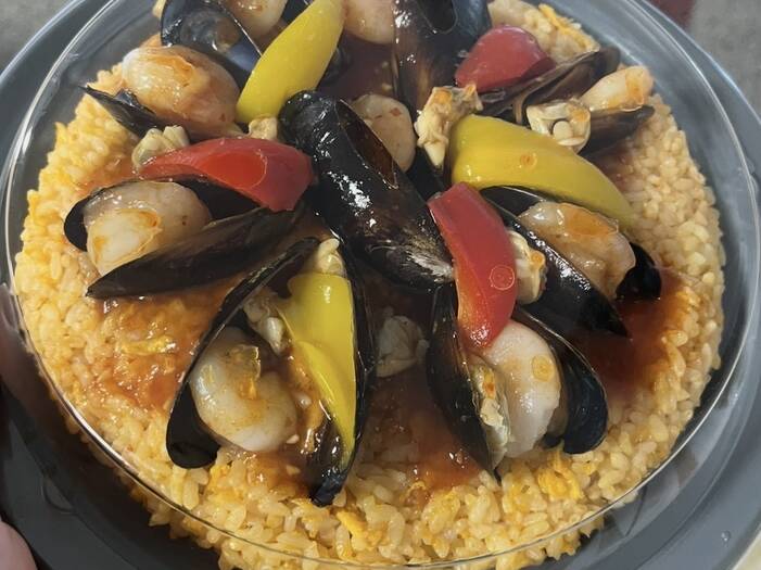 大皿料理の例です