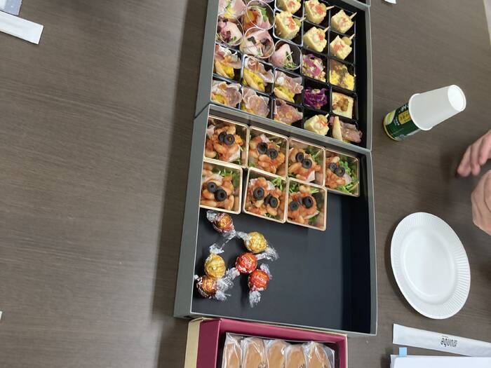 箱の中のお料理です(お菓子は別です)