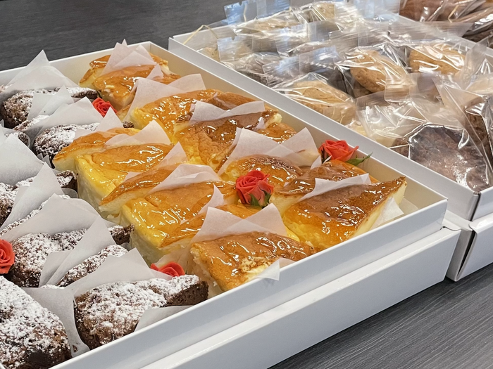 チーズケーキがあっという間に無くなりました!