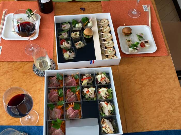 ローストビーフが一番人気でした 孫と一緒に家でフレンチをゆっくり味わうことが出来て満足です