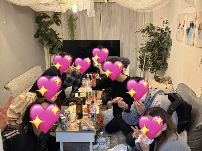 遅く参加した人も小分けだったからちゃんと食べれて、大満足?