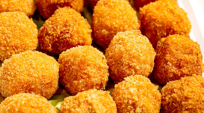 サク！モチ！という食感が楽しいパッレ・ディ・リゾ