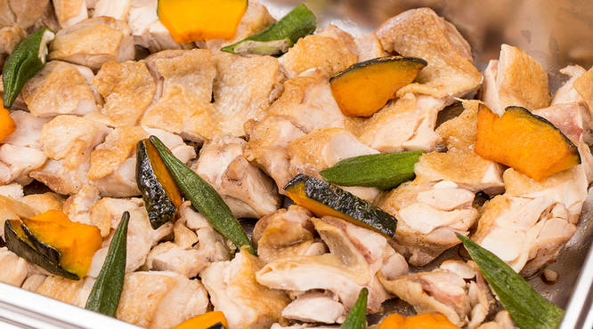 温かい料理は温かくがモットーです。