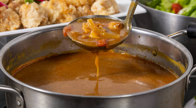 温かいカレーライスに勝るものなし！？