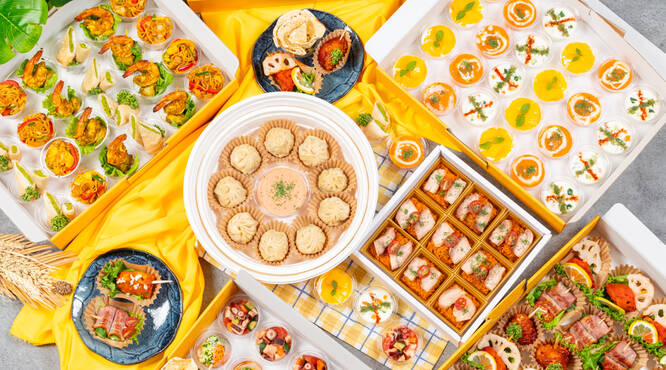 全品小分けで取りやすく食べやすい仕立てに！