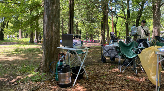 BBQにも
