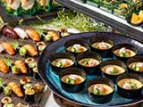 多彩な料理構成で満足度大