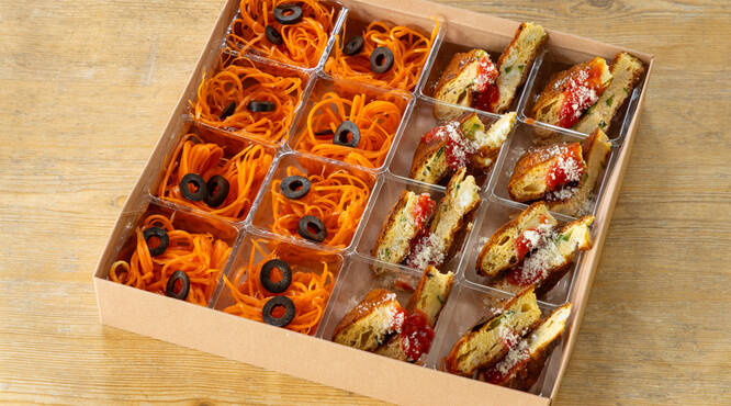 有機人参のラペや野菜オムレツ