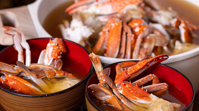 濃厚な旨味染みわたる…!蟹汁