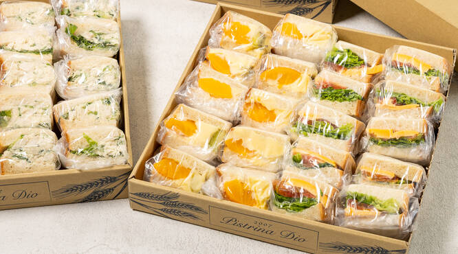 百貨店の催事などでも人気のパン屋のサンドイッチのみプラン