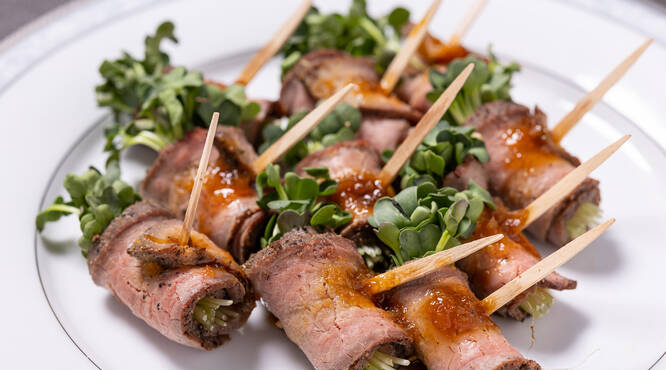 人気のローストビーフ