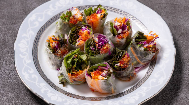 エスニックなお料理も