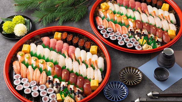 様々なシーンでご利用できる寿司桶セットメニュー