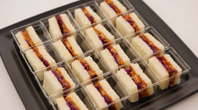 フィンガーフードで嬉しいサンドイッチ