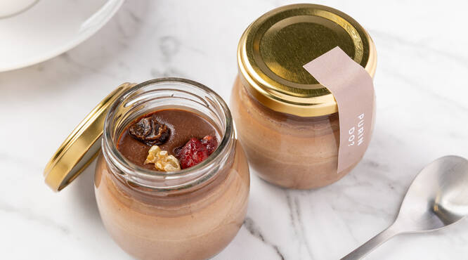 リッチテイスト！生チョコプリン