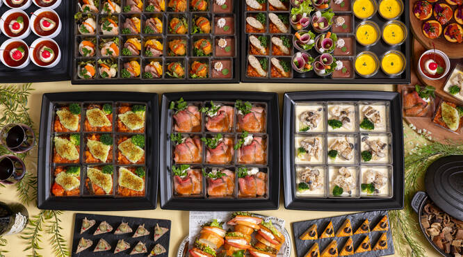 全品小分けかフィンガーフード