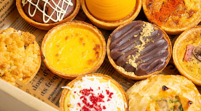 彩り豊かなミニパイ